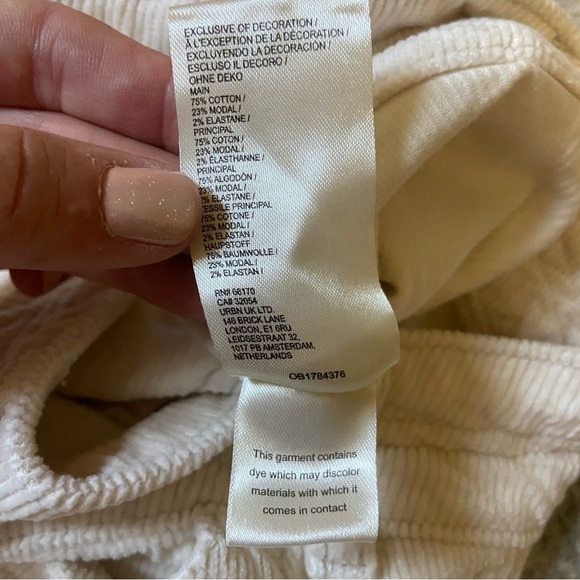 Pilcro Cream Corduroy Pants - Picture 10 of 14